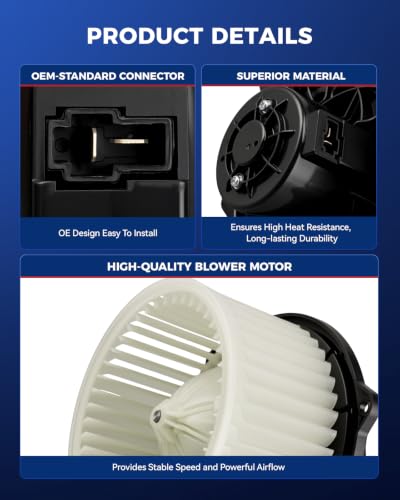 Image of KAX AC Blower Motor for Santa Fe 2007-2009, Tucson 2017, Elantra 2007-2008