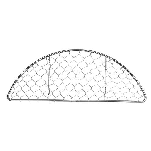 Handmade Small Half Round Oil Drain Rack 1 Pack - 7.7 x 3 inches - Stainless steel