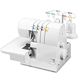 Maquina de Costura Overlock 220V, 1.000 PPM, Costura com 4/3/2 Agulhas, Largura do Ponto 3,5-5,7mm, Ideal para Malha, Bainha e Acabamentos Profissionais
