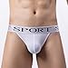 JHOKCI Men's Silk Elastic Briefs Comfortable Breathable Panties Fashion Sexy Underwears White