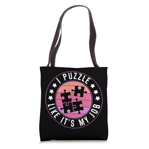 Bolsa Tote para Mujeres con Diseño de Rompecabezas Divertido miniatura 1