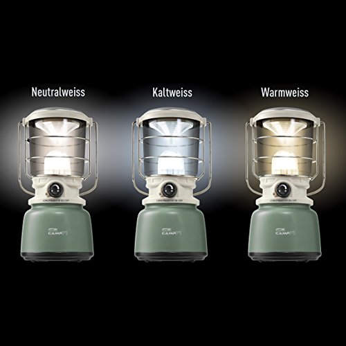 LiteXpress Camp 71 Retro Campinglaterne, 24 Hochleistungs-LED, 3 Farbtemperaturen, bis zu 1000 Lumen, grün/schwarz… - Image 6