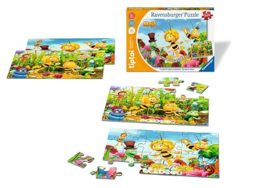 Ravensburger tiptoi Puzzle 00141 pour Petits explorateurs : La Maja Abeille Puzzle pour Enfants à partir de 4 Ans pour 1 Joueur