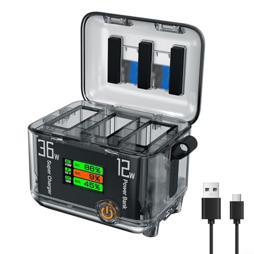 Cargador de batería DJI Action 5 Pro que soluciona la falta de energía