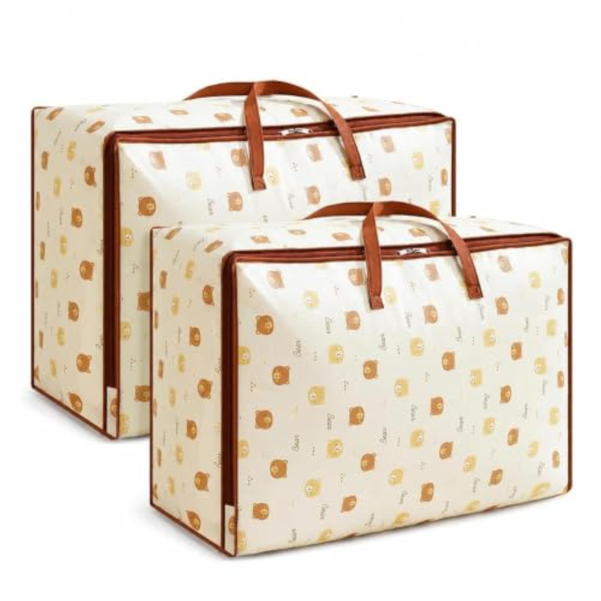 Large Capacity Oxford Fabric Storage Bag for Quilts and Clothes, 2-Pack