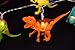 Hoolight Dinosaur String Lights 8 LED Jurassic Themde Dino Lights for Kids Bedroom, Christmas Party Birthday Halloween Decor (8led Dinosaur String Lights)