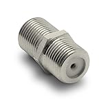 Le connecteur F femelle vers F femelle METRONIC est un connecteur coaxial de type RG6 F utilisé pour connecter 2 câbles avec connecteur F mâle et pour augmenter la longueur des câbles coaxiaux.