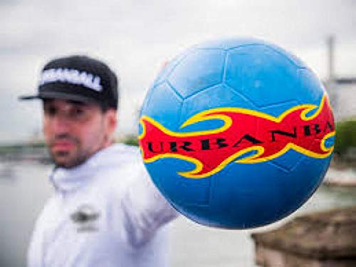 Pallone urbanball Blu Calcio Freestyle Sky Fire