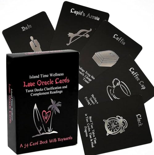 Image of AYME Love Oracle Card, 54-Card Deck Oracle Cards Used for Fortune-Telling and Predicting The Future, Table Card Games Suitable for Parties (Style 33)
