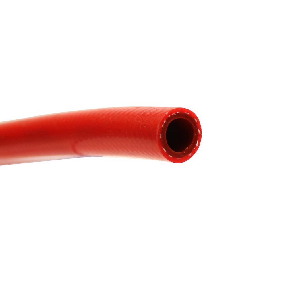 Black Friday - 80% OFF HPS 5/8 ID Red high temp reinforced silicone heater hose, Max Working Pressure 70 psi, Max Temperature Rating: 350F, Bend Radius: 3