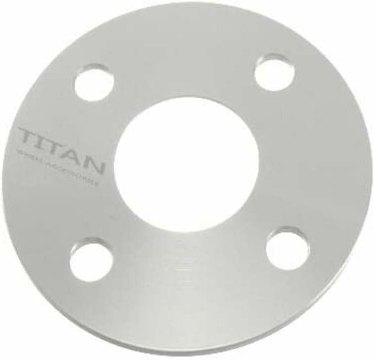 15mm 4x100 Hubcentric Wheel Spacers - Wider Stance, Increased Clearance, Fits Audi Fits BMW Fits VW - 15mm, 4x100, 57.1mm Hub, 12x1.5 Studs - Set of 4 - Black