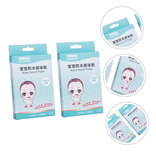 ERINGOGO 6 Caixas De Adesivos De Natação Adesivos De Umbigo Do Bebê Adesivos De Barriga À Prova D'Á
