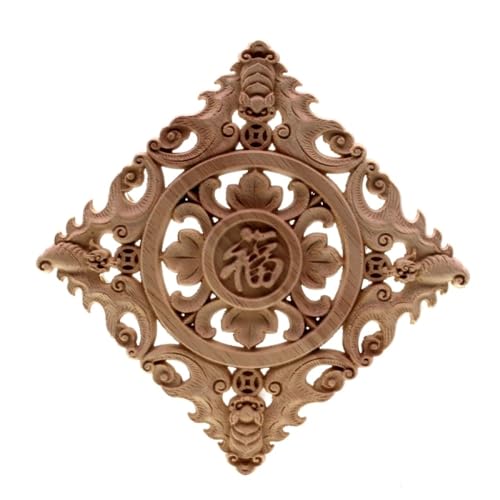 Cadre d'applique d'angle sculpté avec finesse pour moulure vintage