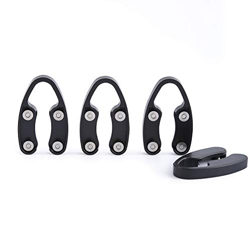 4 Pack Wine Foil Cutter Tool, Wine Bottle Opener Accessory, Gift for Wine Lovers by OHMAXHO, Black