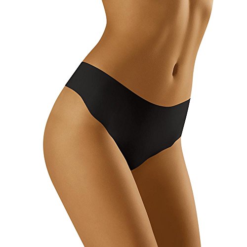 Wolbar Femmes Strings WB66, Noir,S