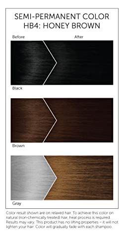 Color de cabello semi permanente HB4 Honey Brown Bigen 3 Pack miniatura 2