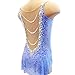 Kmarouse Girls' Rhythmic Gymnastics Leotards with Crystal Decoration, Handmade Competition Leotards for Women(Small)