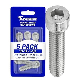 3/8-16 X 3/8\" Socket Set Screws Allen Drive Cup Point Stainless Steel Qty 25