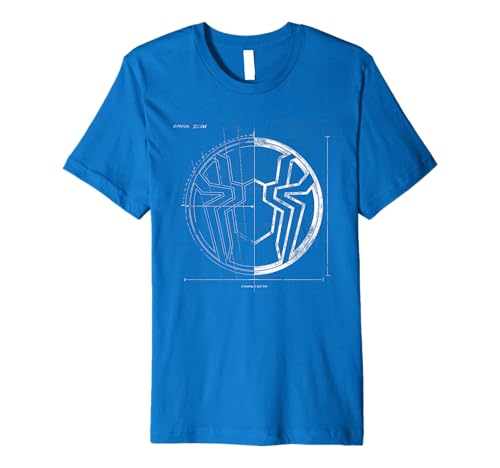 Spider-Man: No Way Home T-shirt premium blueprint, le cadeau Marvel parfait