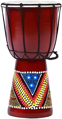 Djembe Tambour Bongo 20cm - Enfants - Coloré - Son Authentique