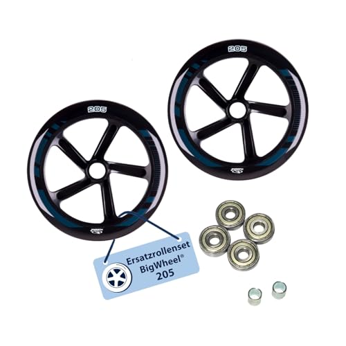 HUDORA Ersatzrollenset schmal - 2 PU gegossene Ersatzrollen für HUDORA...