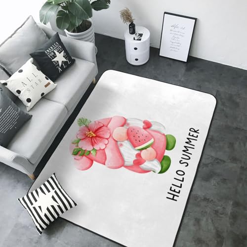 Tapis antidérapant lavable grand format motif nain
