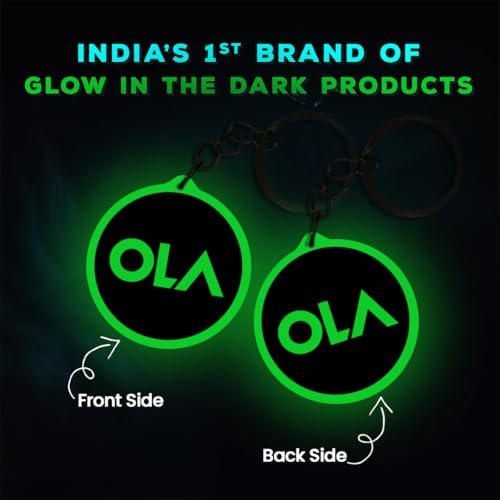 Image of Mi Glow Store Glow in Dark Keychain for Bike Men | Gift for Man | Bike Accessories | Charges in Light Glows in Dark | Key chain for Bike