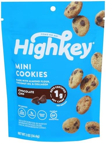 HighKey Chocolate Chip Mini Cookies 2 Ounce