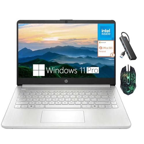 HP Laptop 14 pulgadas Intel Celeron N150 4GB RAM 128GB SSD miniatura 1