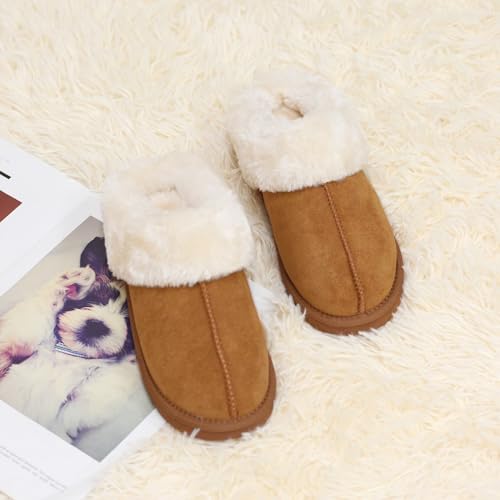 Fuzzy Slippers for Women House Slippers Winter Fluffy Memory Foam House Shoes Indoor Outdoor2