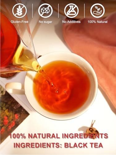 Image of TeeLux Black Tea Loose Leaf, Smooth & Full-bodied Taste, Caffeinated, 16oz