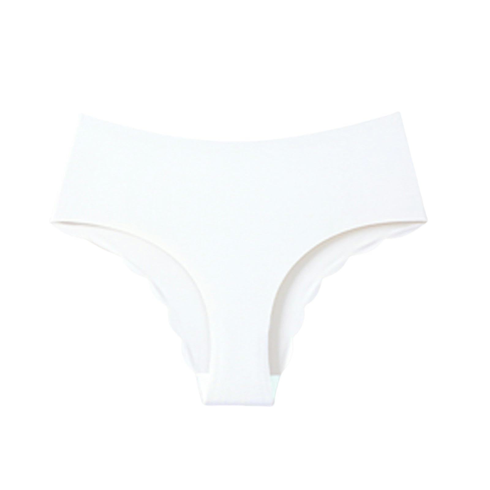 Mutande Donna Slip da Donna Yoga Sport Grandi Taglie Vita Alta Pantaloni da Donna Biancheria Intima Traspirante Senza Cuciture Confezione da 5-5pc Bianco-1xl