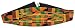 Kente Cumberbund - Pattern #2