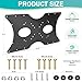 TV Mount Adapter Plate Bracket, Conversion Kit for VESA LCD LED up to 400x200mm, Suitable for Screens 32