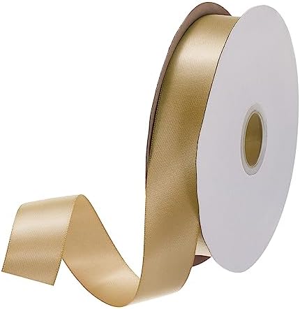 sourcing map 6mm 25 Yard(23m)/75ft Satin Ribbon Grosgrain Thin Solid Silk Wedding Bouquet Ribbon for Valentine's Day Gift Wrapping Cake Box Bows Black