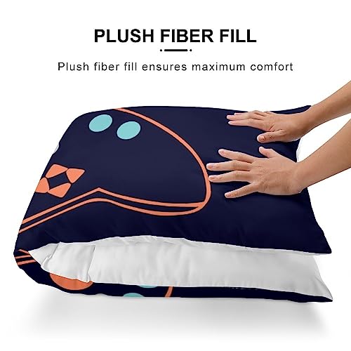 Lynarei Body Pillowcase Glitchy Gamepad Bed Large Soft Body Pillow Covers 20X54 Anime Game Joystick Long Backrest Cushion Pillow Protector Cover For Living Room Bedroom #TOP2