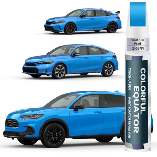 Image of Boost Blue Pearl(B-637P) Touch Up Paint Compatible with Honda, Car Paint Pen Scratch Repair Two-In-One Touch Up Paint, Premium Car Scratch Remover for Deep Scratches