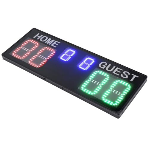 Marcador digital con control remoto para torneos escolares de baloncesto y voleibol 2