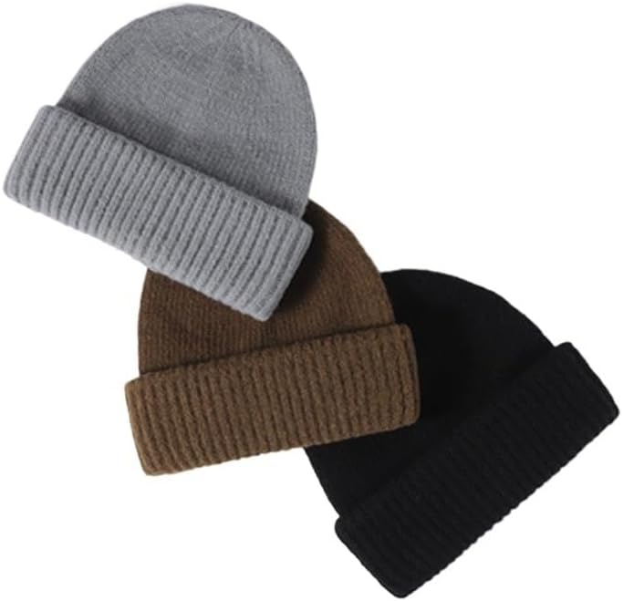 Warm Thick Men's Cold Hat Versatile Knitted Women's Outdoor Hats
