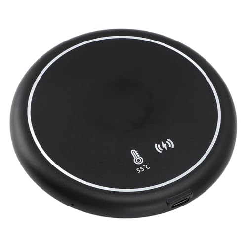 Cup Warmer Mug Warmer Cup Heating Pad with Wireless Charger and Intelligent Recognition for Home Travel Office Use