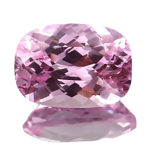 Saphir rose de Ceylan naturel en coussin 11,5mm pour création haute joaillerie