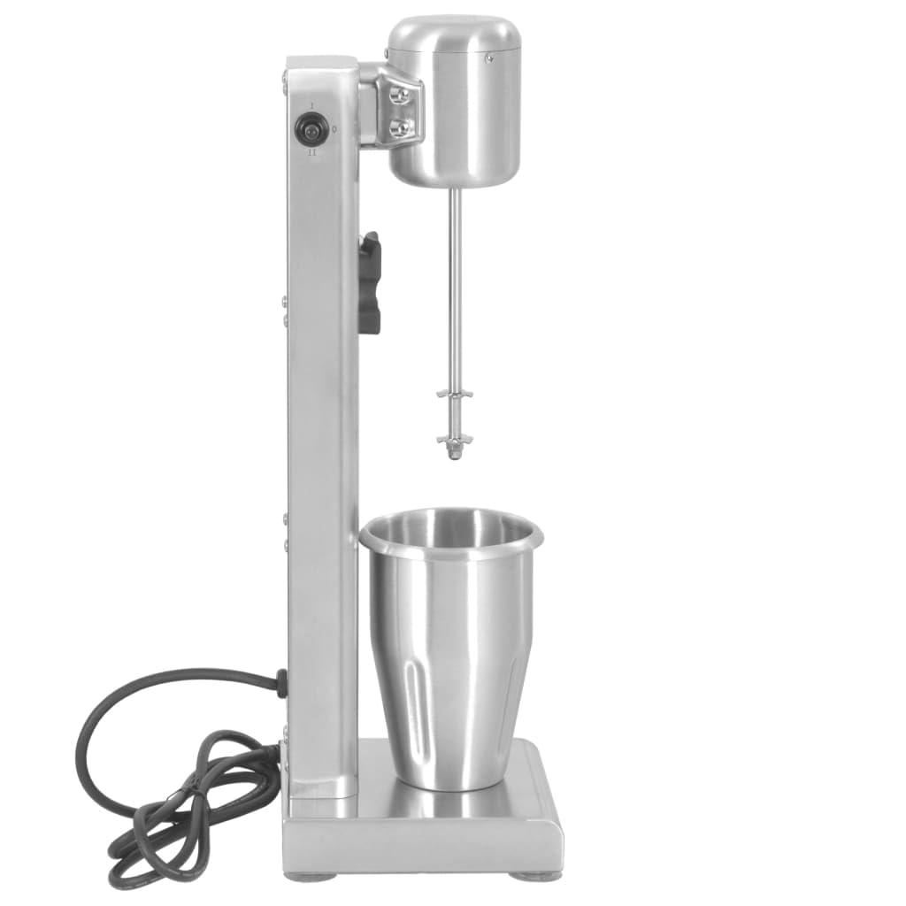 vidaXL Appareil Milkshake Acier Inoxydable 1L Cuisine Mixeur Boissons Cocktail