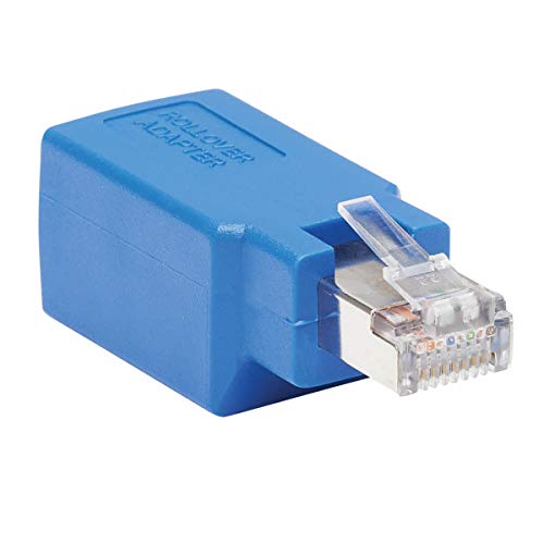 Tripp Lite Cisco Console Rollover Adapter For Rj45 Ethernet Cables, Network Adapter Cable, Serial Console Adapter, Rj45 To Rj45, Sheilded, Blue (N034-001-Sh) #TOP17