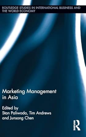 Marketing Management in Asia.: 55 book cover