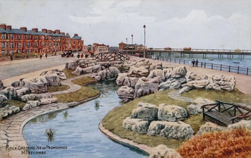 Affiche Rock Gardens Morecambe par Alfred Robert Quinton Impression Toile 60x90cm