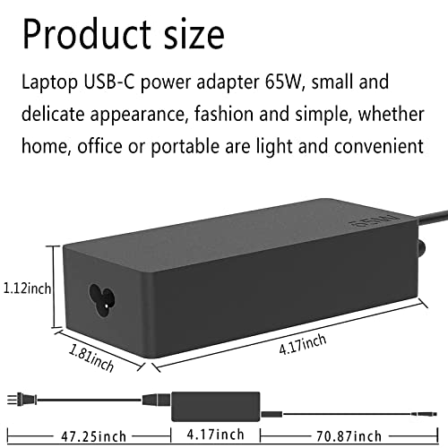 65W-45W-Type-C-Laptop-Charger-for-Lenovo-Thinkpad-T480-T480S-T490-T490S-T570-L380Universal-Chromebook-Charger-Also-Compatible-with-HP-Dell-Acer-Asus-Samsung-and-More