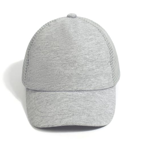 QIYIENDIAN Baby Kleinkind Baseballkappen einstellbar Sonne Hüte Dinosaurier Feste Farbe Hut Kinder Jungen Mädchen(Gray,1-3Years)