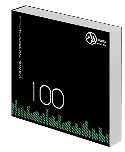 Image of 12" Pp Crystal Clear Outer Sleeves (80 Micron)