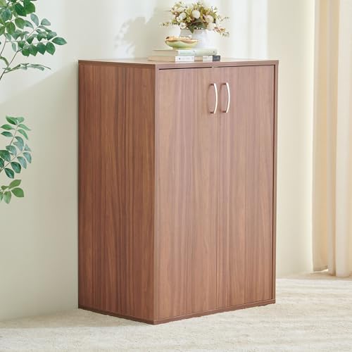 Image of Home Centre | Helios - Alton | Multipurpose Cabinet | Engineered Wood | Book Cabinets | Brown | 1 Year Warranty