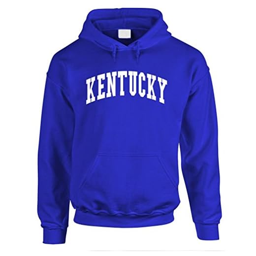 KENTUCKY - usa america state pride patriotic - Mens Pullover Hoodie, L, Royal